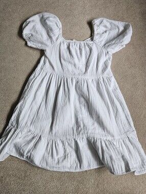 Universal Thread 100% Cotton White Sundress- XS